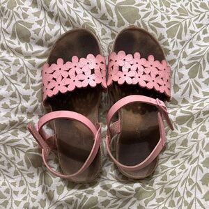 Cat & Jack Pink Floral Kids Sandals